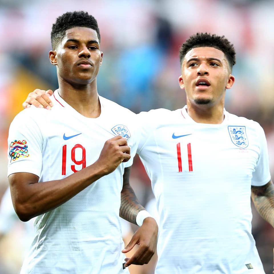 TrollFootball's tweet photo. Southgate brought on Rashford and Sancho just to take the penalties. The greatest substitution in the history of football. https://t.co/HM53Kg0J8E
