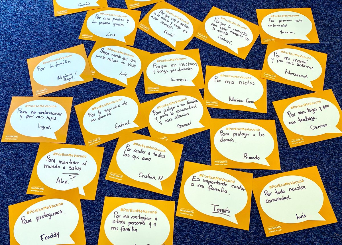 LATIN19NC's tweet image. We had a wonderful day vaccinating #familias at Immaculate Conception Church w @DukeHealth great event with @ICDurham La Semilla &amp;amp; @judeareform We gave out #covidvaccines @ncdhhs #deVueltaAlVerano masks, sun glasses, delicious pupusas &amp;amp; tacos!  #VacunateYa Thanks Fr Jacek!