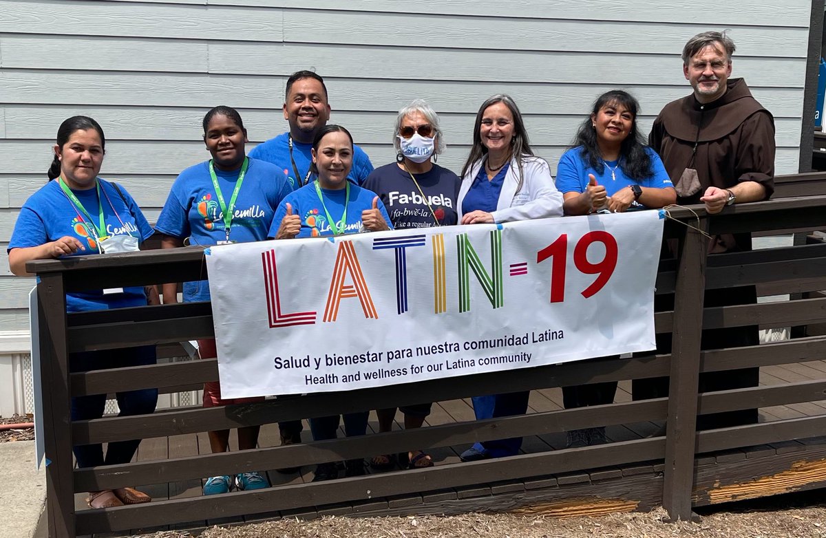 LATIN19NC's tweet image. We had a wonderful day vaccinating #familias at Immaculate Conception Church w @DukeHealth great event with @ICDurham La Semilla &amp;amp; @judeareform We gave out #covidvaccines @ncdhhs #deVueltaAlVerano masks, sun glasses, delicious pupusas &amp;amp; tacos!  #VacunateYa Thanks Fr Jacek!