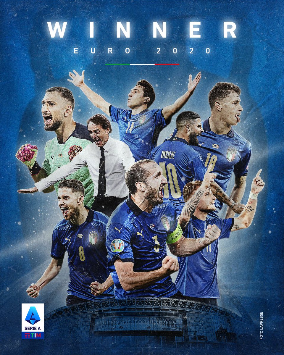 La notte più magica: L'EUROPA SI TINGE DI AZZURRO! 💙 🇮🇹 🔝 

<a href="/Vivo_Azzurro/">Nazionale Italiana</a> #EURO2020 #WeAreCalcio #ItaliaInghilterra