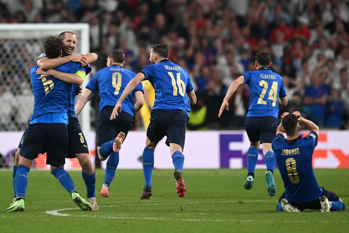 🇮🇹 Scenes as Italy become EURO 2020 winners! 🥳

#EURO2020 | #ITA