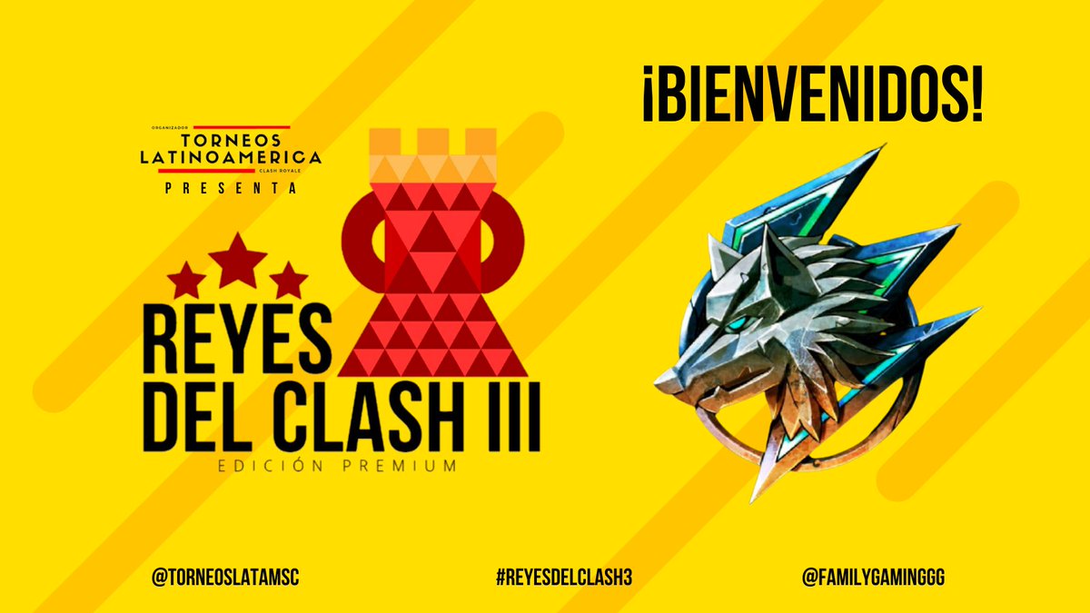 🔵BIENVENIDOS FAMILY🟢

La <a href="/FamilyGamingGG/">Family Gaming</a>, flamantes campeones de la Copa Hispanoamericana, regresan a la fase de grupos de #ReyesDelClash3. 

Mucha suerte 💪

📋 5/48