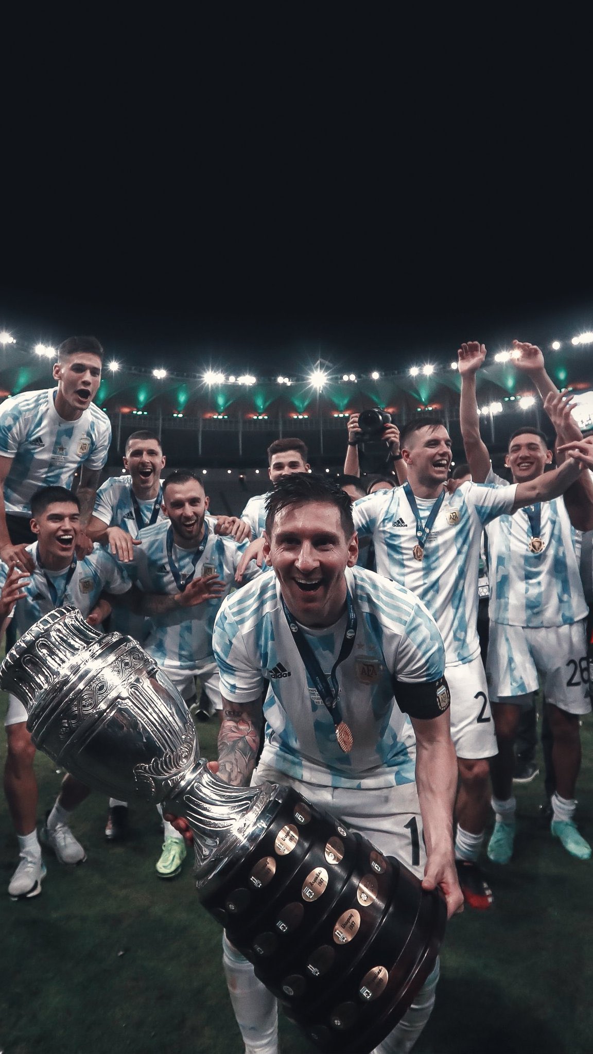 Barcacentre Wallpaper Messi Celebrates Argentina S Copa America Glory Barca Pictures T Co 0mui922hlo Twitter