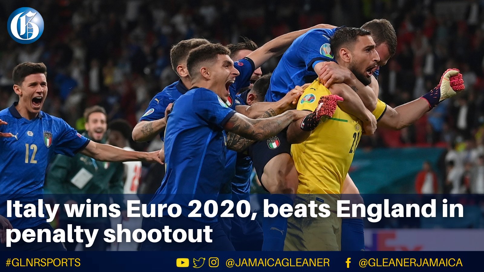 Italy win Euro 2020, beat England in penalty shootout