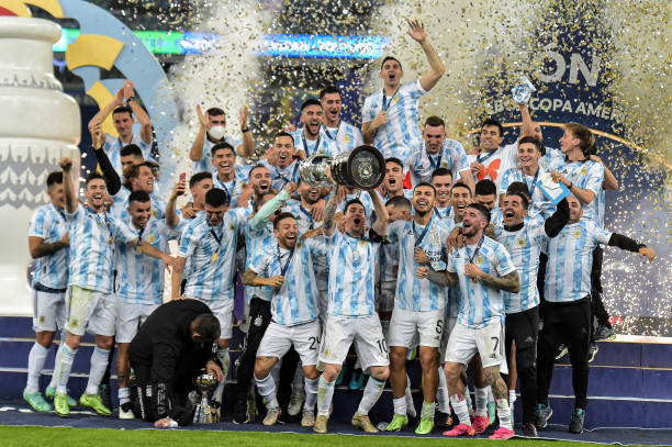 KKRiders's tweet photo. It's been a day for the Teams in Blue 💙⚽️

🇦🇷🇮🇹👕

#CopaAmerica2021 #EURO2020 #Football https://t.co/LUyO58ps2o