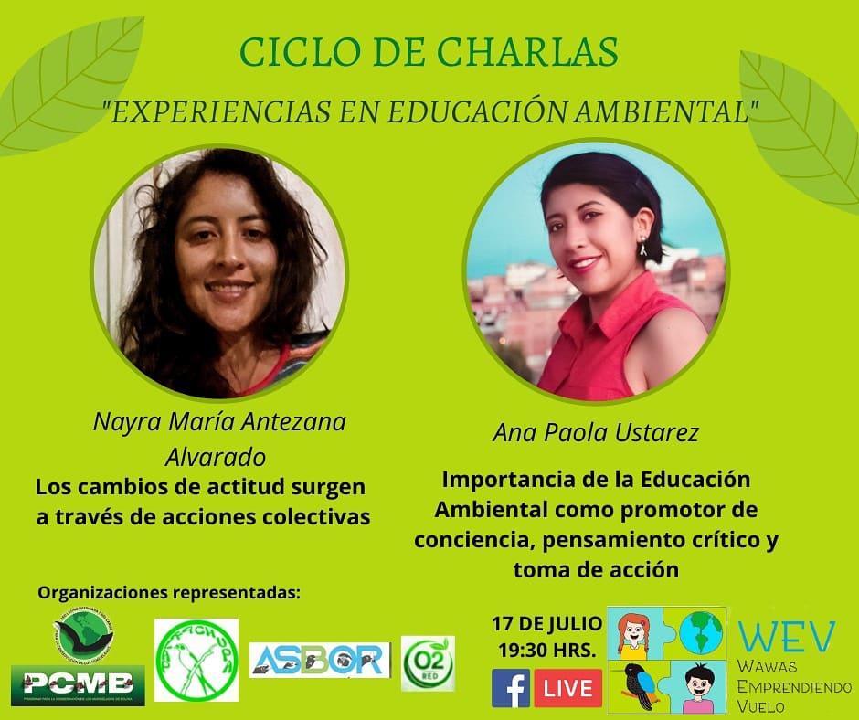 WVuelo's tweet photo. Este sábado 17 de julio a las 19:30 por la pagina de Wawas emprendiendo vuelo -WEV desde La Paz y Sucre. 

¡No se la pierdan!
#WEV 
#WawasEnVuelo 
#EducaciónAmbiental 
#Bolivia https://t.co/3b2HIstb73