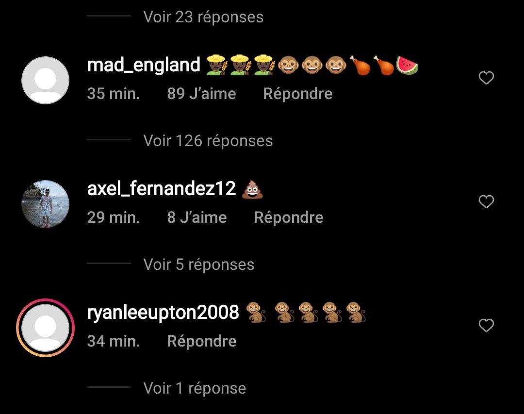 ArsenalSZN77's tweet photo. Marcus Rashford's Instagram account.

Just disgusting. 

#Euro2020Final #EURO2020 https://t.co/qyKbqJ8EeO