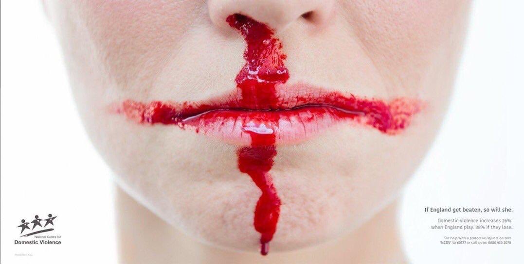 A reminder now that #eng lost

Women you know will suffer DV tonight.

Make sure everyone knows where they can get support.

24 hour National Domestic Violence helpline 0808 2000 247

Domestic violence increases by 38% when #england lose (and by 26%; when Eng win)