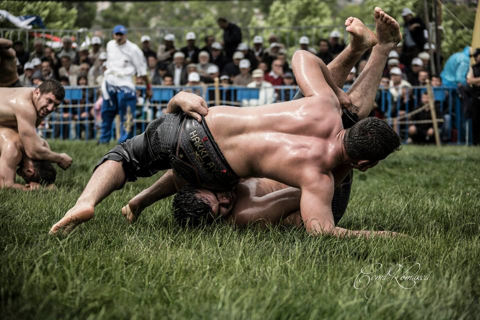 who cares about football when Turkish oil wrestling exists and is clearly t...