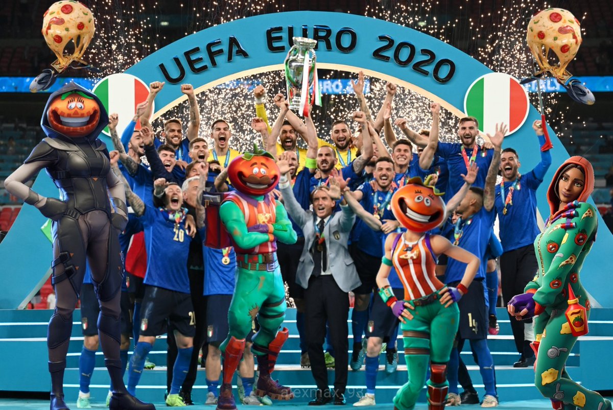 ¿Italianos? No. La familia Tomate de Fortnite también lo celebra.

#Fortnite #UefaEuro2020 #ITA