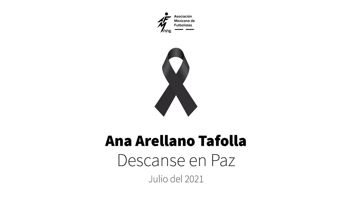 AMFproMX's tweet photo. La Asociación Mexicana de Futbolistas y sus colaboradores lamentan profundamente la partida de la señora Ana Arellano Tafolla, madre de nuestro presidente Álvaro Ortiz Arellano. QEPD. https://t.co/wWqKnWLIpt