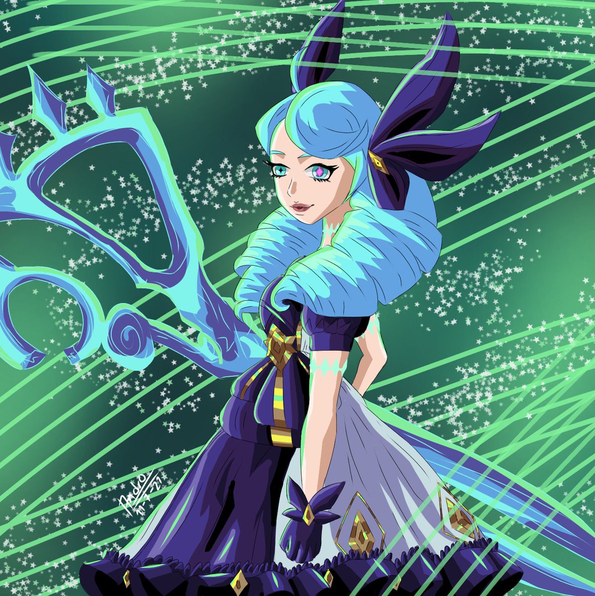 Andro1902's tweet photo. Gwen ❤️
#LeagueOfLegends #LegendsOfRuneterra #fanart https://t.co/1MT2SsEz9Z