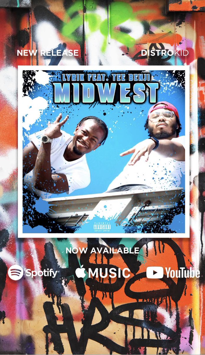 thereal_lyrik's tweet photo. MIDWEST🌎 featuring @benjihoncho ⛽️🖤 Out now on all platforms🚀🚀🚀. 
https://t.co/UUrwA4vvyq

#MidWest #WeTheBest #RepYourCoast #LyrikXTeeBenji  #LaFamiliaXBenjiMobb 
#NewAlbumOTW #2ndAlbumInTheMaking 
#Lyrik #Ventilations #AlbumOfTheYear 
#LyrikNationRecords 
#LongLiveDaveon https://t.co/KeMfZNU73C