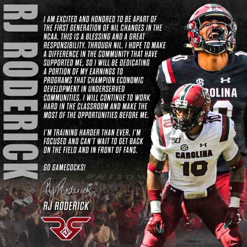 rjroderick5's tweet photo. Blessed to announce that I will be partnering with the best out! 🔥@SteinbergSports @selwyngroberts  for NIL representation! Appreciate you guys and ready to get to work! #TGBTG https://t.co/6TA1QCy59b