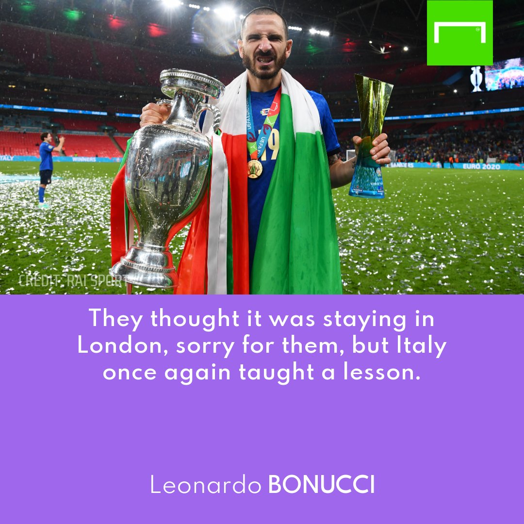 Talk that talk, Bonucci 🔊

#EURO2020
