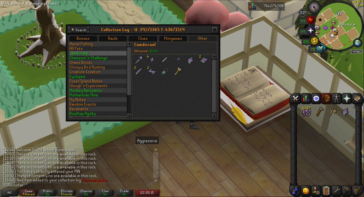 OgRockstar's tweet photo. Ayeeee, finished the camdozaal log, which also got me back to max kudos! :D #OSVets #Maxed https://t.co/vPwoQqkq41
