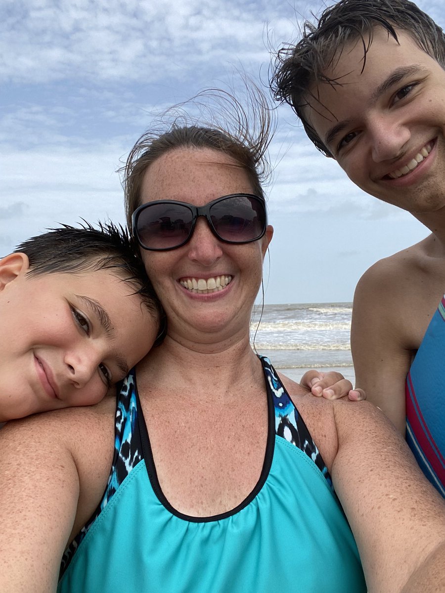 Beach Selfie - Wonderful day at the beach with the kids! #creightonsummerfun