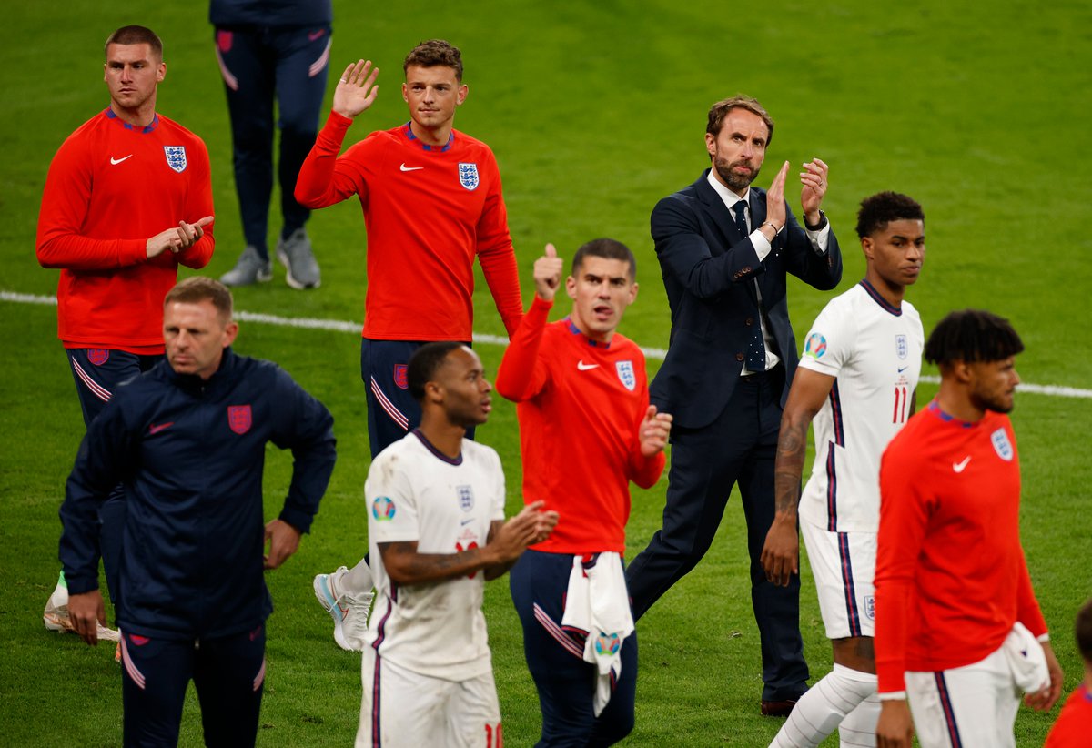 UEFAEURO's tweet photo. 🏴󠁧󠁢󠁥󠁮󠁧󠁿 England can move forward with optimism after an impressive EURO 2020 campaign 👏

#EURO2020 | #ENG https://t.co/UKnArKohta