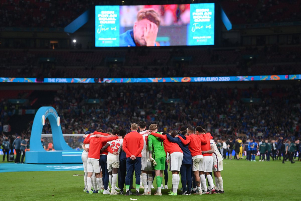 Rashford, Sancho, Saka are part of the reason why I support this team. A team that said Black Lives Matter. A team that donates to the NHS. A team that kept principled and showed nothing but love even when their own fans booed them. I am so damn proud of them. They are England.