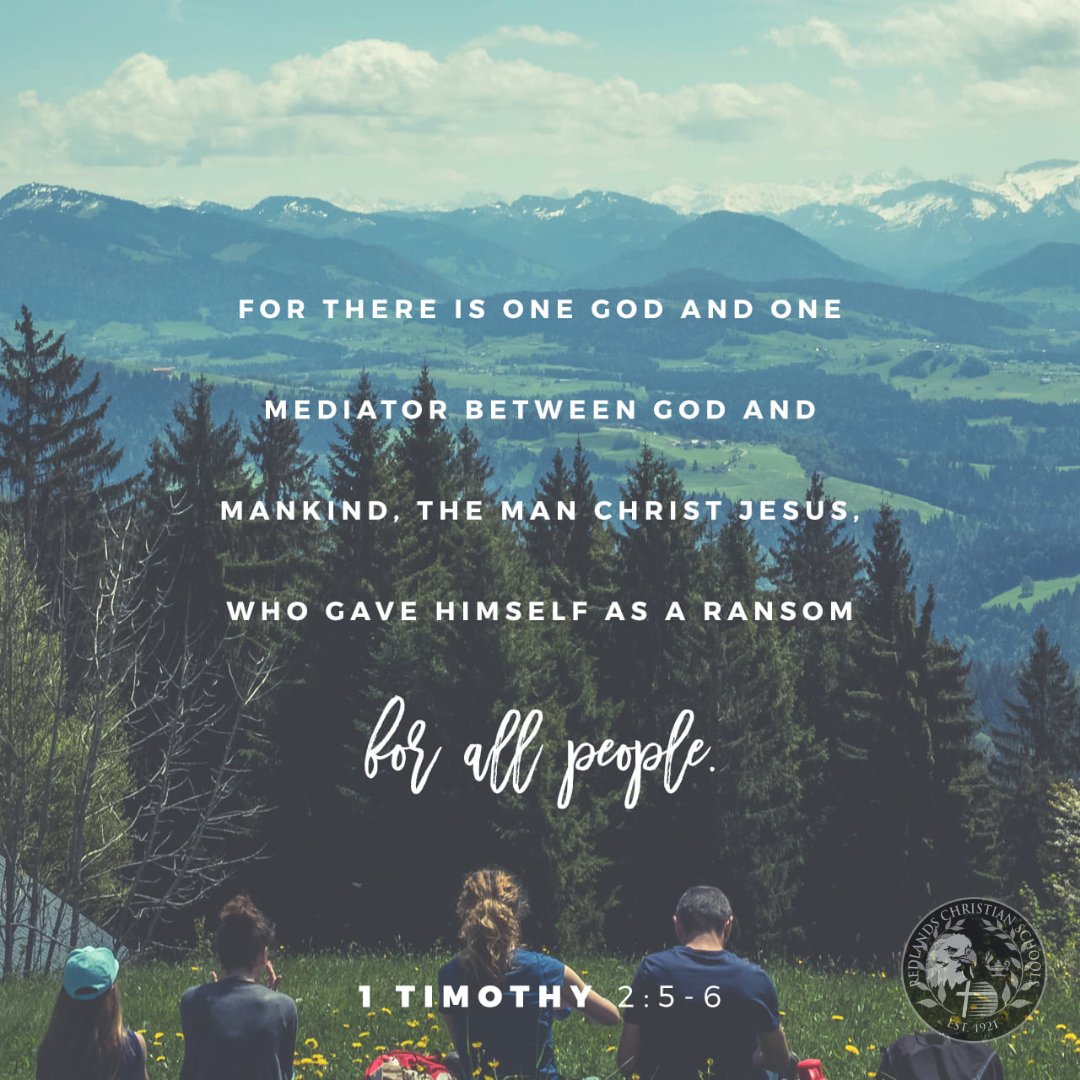 1 Timothy 2:5-6 #scripturesunday
