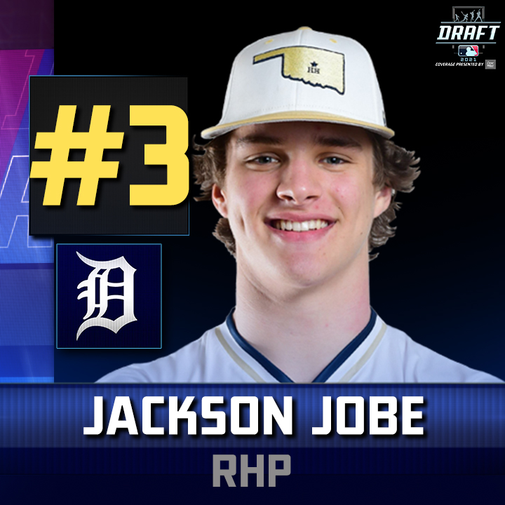 parkerandtheman's tweet photo. Tigers pick Jackson Jobe with the 3rd pick in the 2021 #MLBDraft he's a righty pitcher out of Oklahoma. His DAD is #PGAChampions touring pro BRANDT JOBE. Brandt played the #BuickOpen six times in his reg PGA Tour career. Fun still having the FINAL 2009 Buick digital media guide! https://t.co/ej2HXFqu7W