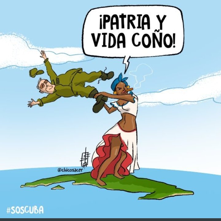 JulioVielma7's tweet photo. La caricatura del día 🇨🇺 LIBERTAD para cuba ... 
.
No Más Comunismo 🚫
#CubaLibre #SOSCuba https://t.co/ylCTlZrqVm