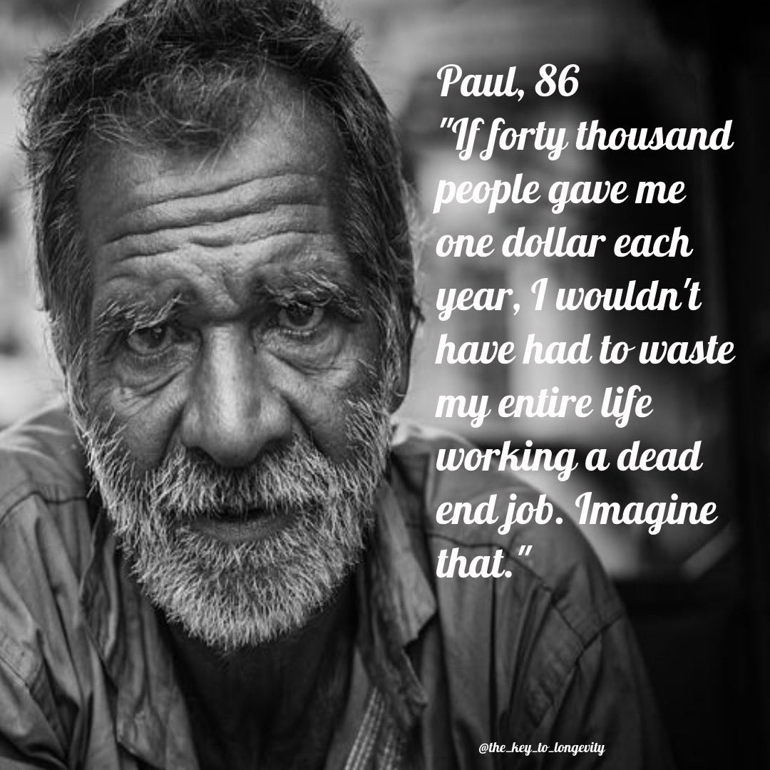 KeyToLongevity's tweet photo. We imagine everyday.

#sundayquotes #fortysomething #thousand #deadend #job #avoid #givemeyourmoney #imagine #photooftheday #thekeytolongevity #oldpeopledoingthings https://t.co/giHRv307fZ