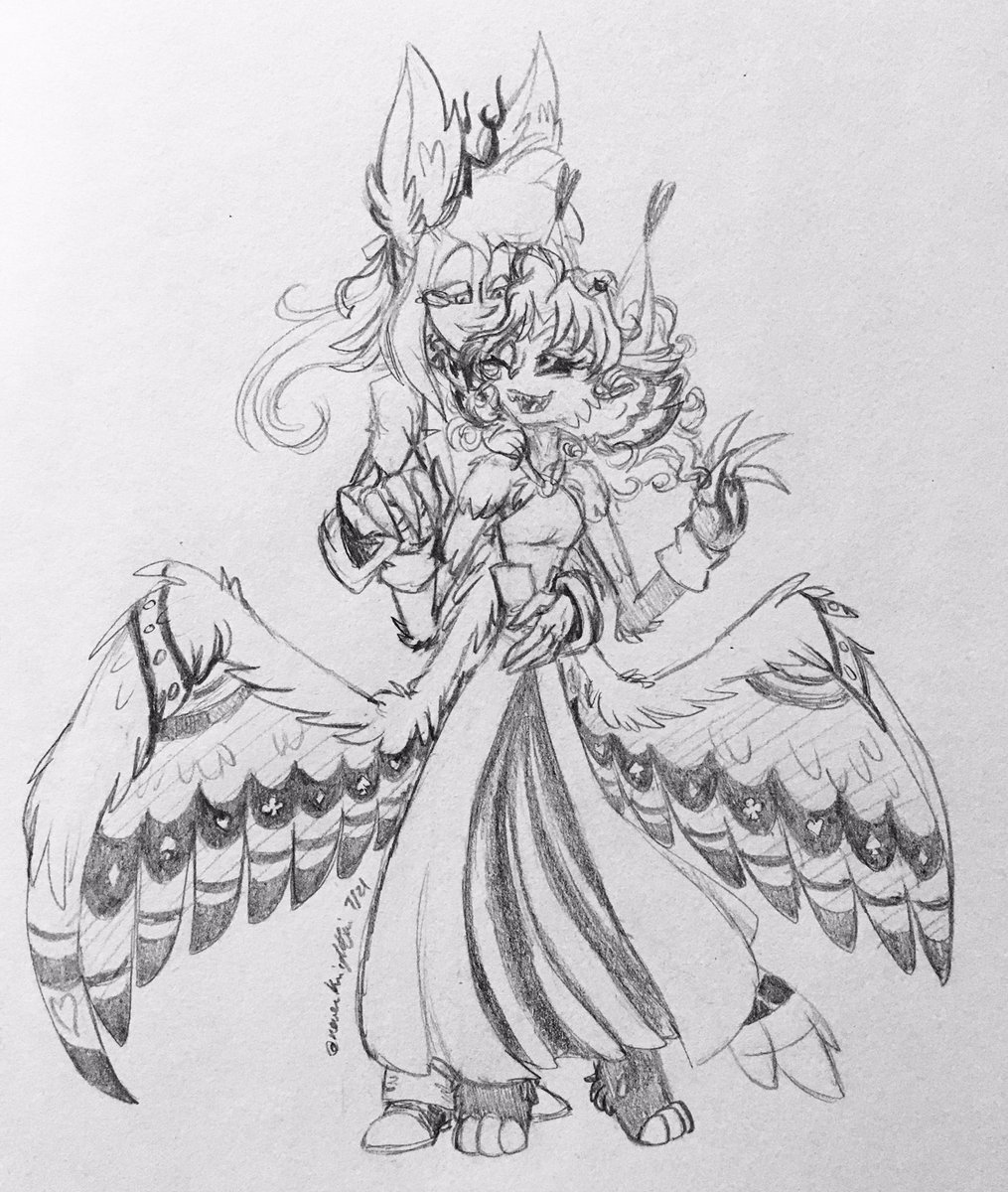 NeverKnightfire's tweet photo. Husque and Allie #wip #hazbinhotelau #radiohusk #MisMatchMade #MismatchMadeAU https://t.co/MzTgZwrYyg