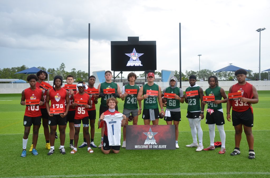 FBUcamp's tweet photo. WELCOME TO THE ELITE:

Introducing the newest members of the c/o 2025 FBU Freshman All American Bowl Athletes.

@FBUAllAmerican 

#FBUTopGun #FBU #GetBetterHere https://t.co/Z1dZ0zbt2q
