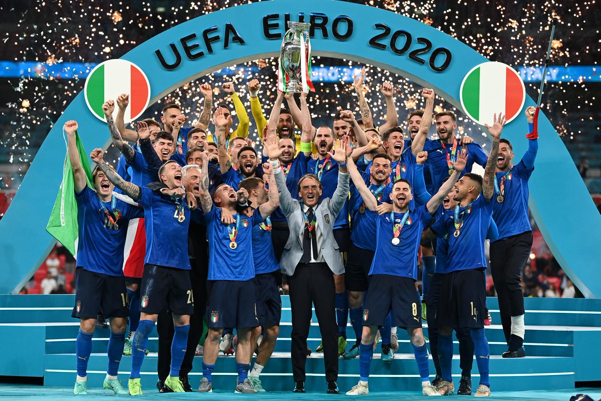 Italy Italia Soccer Knit Scarf Euro 2020 Champions 