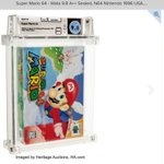 スーパーマリオ64の新品未開封品がオークションで最高値更新!