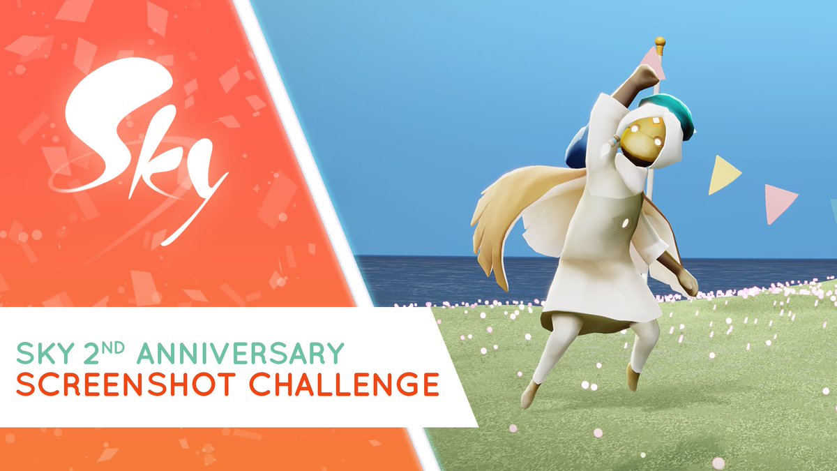 thatskygame's tweet photo. To celebrate Sky's Second Anniversary, you’re invited to a Screenshot Challenge! 📸✨
⁣⁣⁣
Share a birthday themed screenshot with the hashtag #Sky2ndAnniversary by July 19th at 23:59 PDT (UTC-7) for a chance to win!
⁣
🎂 Learn More ➡️ https://t.co/GxnHfy2ErO https://t.co/qPMJUdfSNR