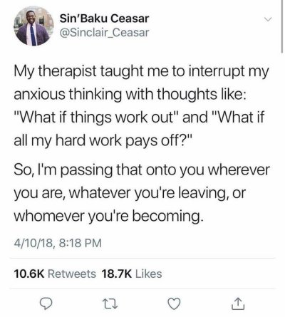 cclemonsx's tweet photo. okay positive thoughts for a change? https://t.co/Gr5gweUiUB