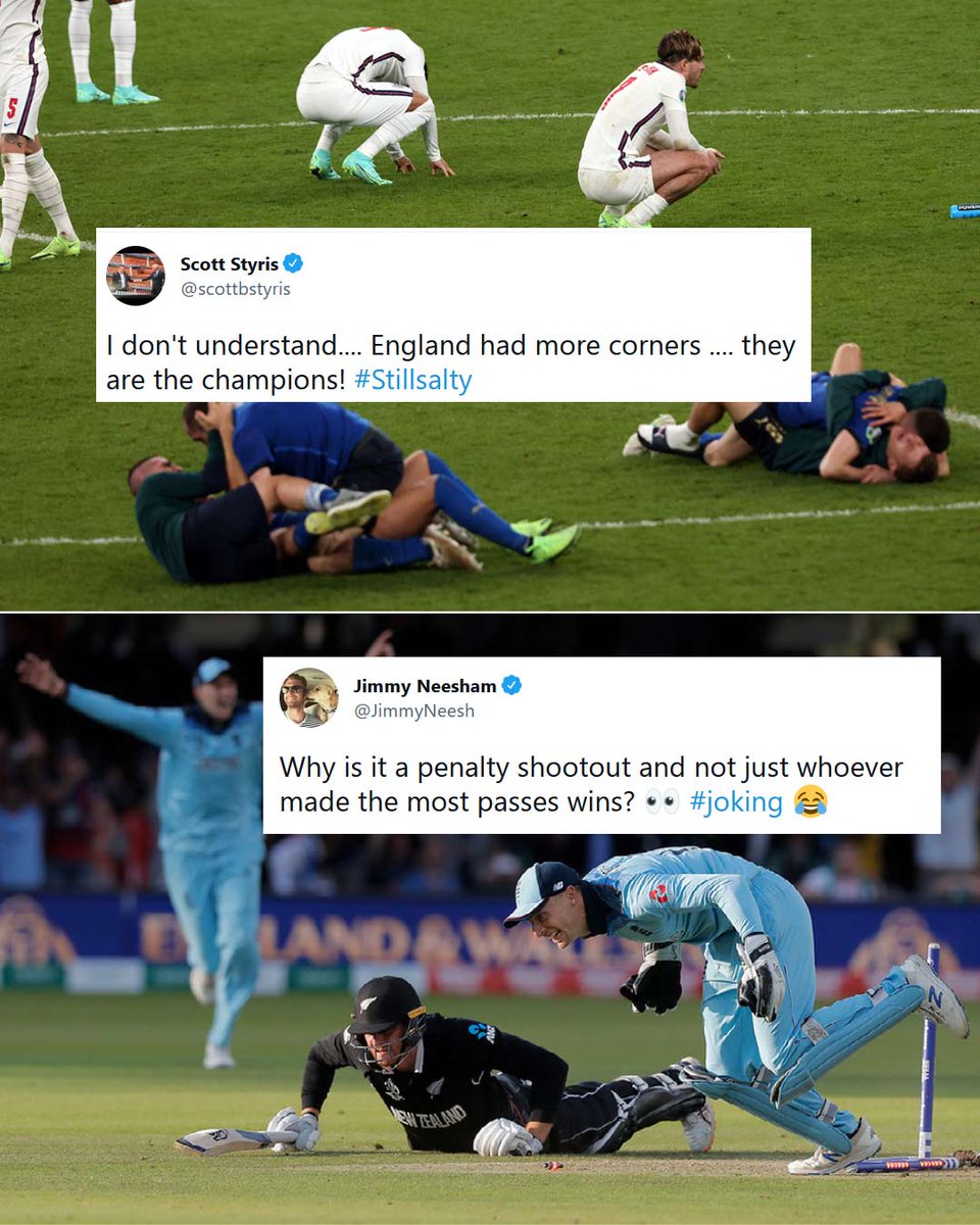 ESPNcricinfo (@espncricinfo) on Twitter photo What would be ⚽'s equivalent of the boundary count? 😉
es.pn/3yLvIWp #TheBuzz What would be ⚽'s equivalent of the boundary count? 😉
es.pn/3yLvIWp #TheBuzz