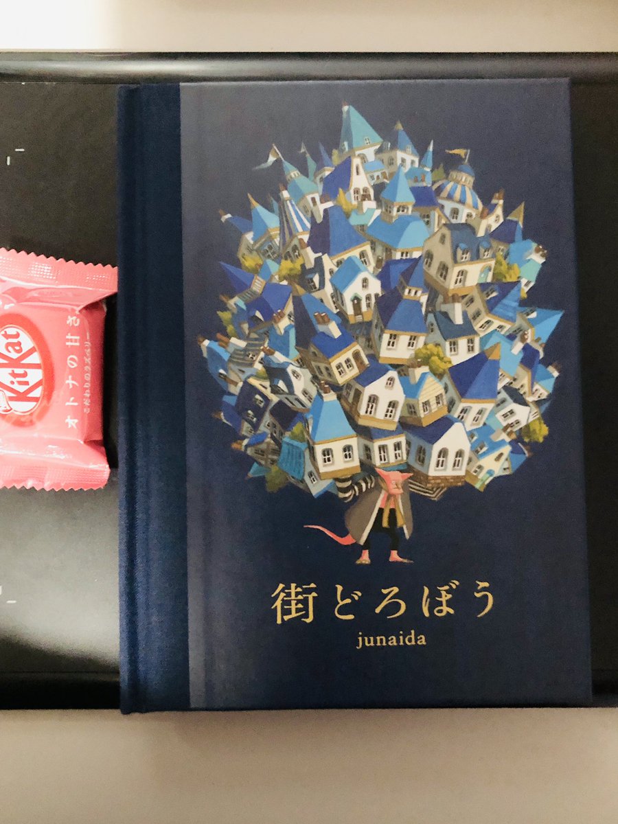 junaidaさんの街どろぼうが届いた♡嬉しい♡
とても素敵なお話でした。
イラストの大ファンなので、ほんと言うと…大きな本にして欲しい。想像よりもずっと小さかった〜(T ^ T)
キャンバス装丁じゃなくていいからA4以下は勿体なさすぎます！