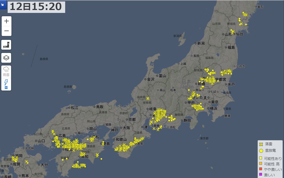 天気 予報 北九州 雨雲 レーダー