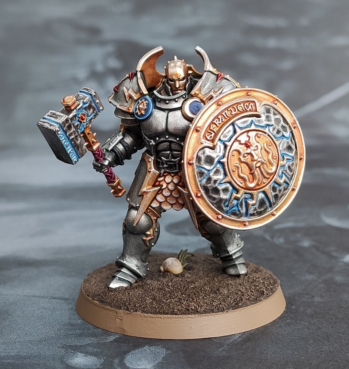 PaintsJulie's tweet image. Trial Dominion models done. They just need a little grass.