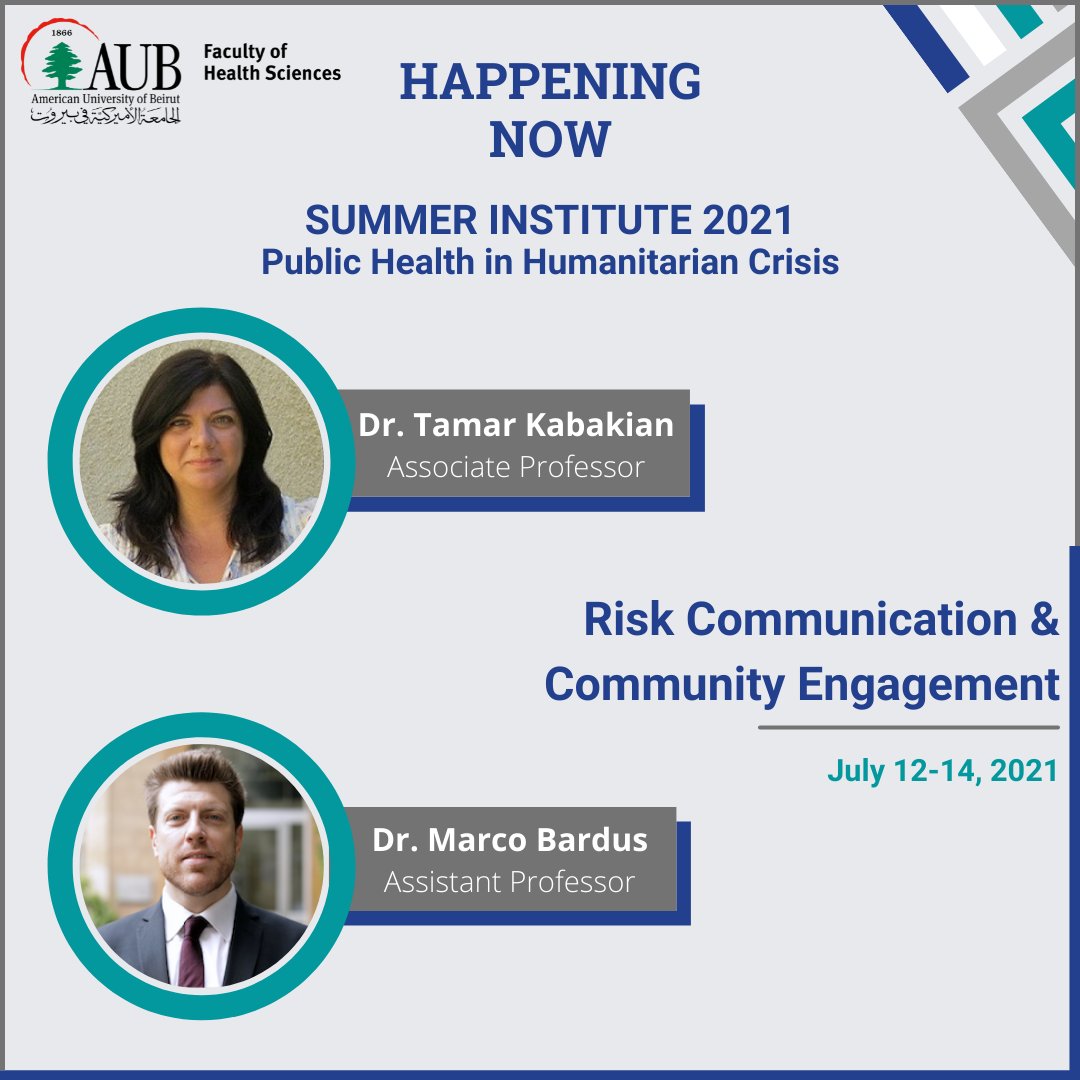 Faculty of Health Sciences at AUB tweet media