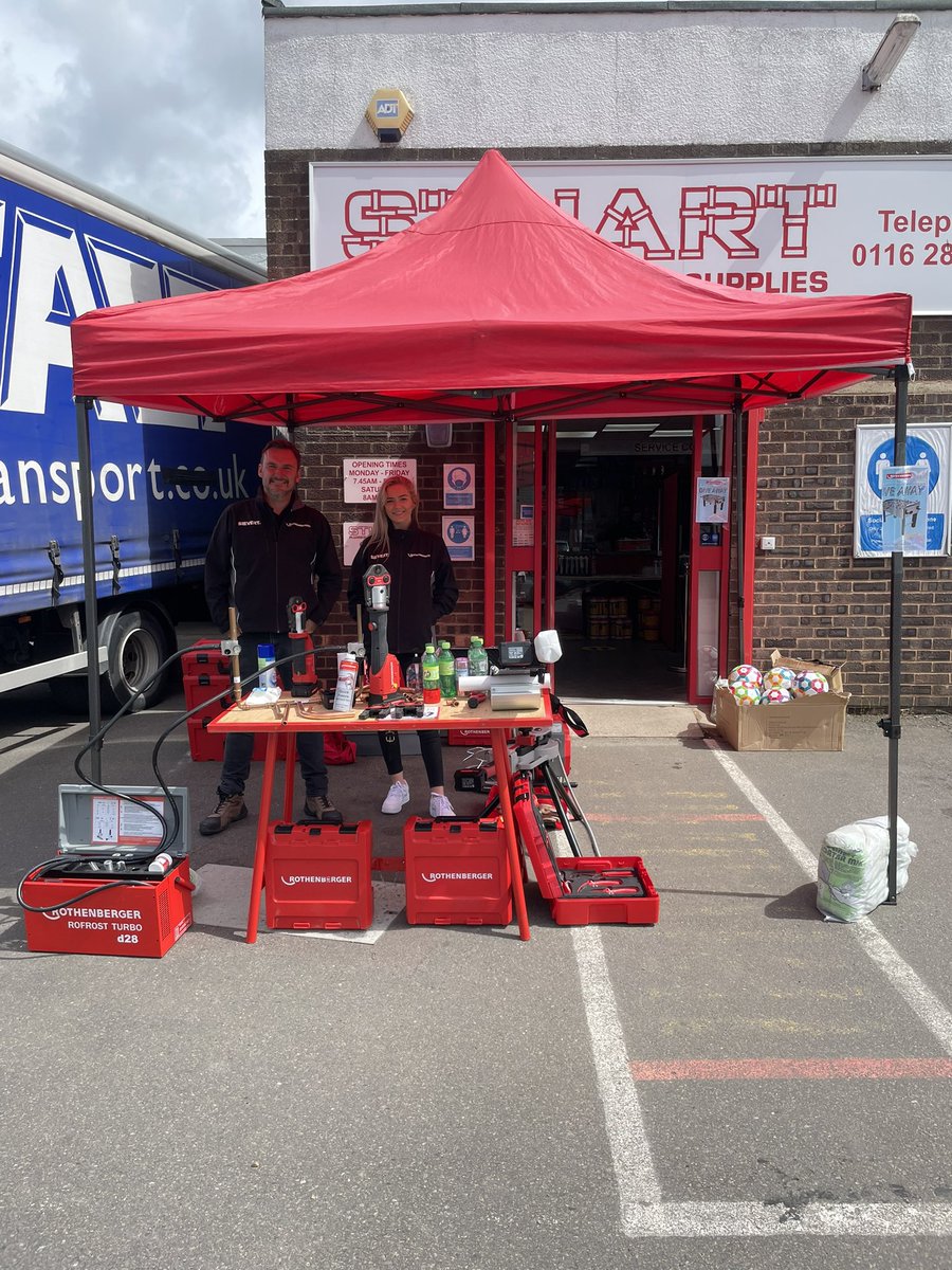 We’re back at it tomorrow (Tuesday 13th) at the #Hinckley branch of <a href="/Stuartplumbing/">Stuart Plumbing</a> from 8:30 with <a href="/RothenbergerUk/">Rothenberger UK</a> freeze/press/cordless range using the CAS Battery platform