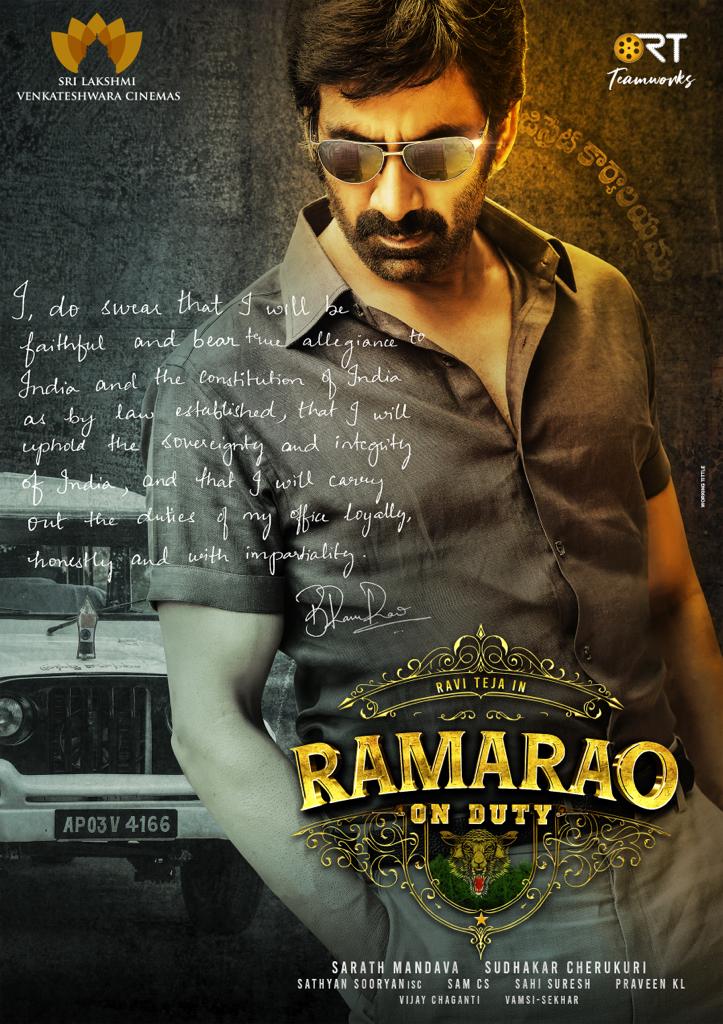 geminifxhyd's tweet photo. Mass Maharaja and crew taking charge from today for the Blockbuster Project 

RAMARAO on duty!!

#RamaraoFirstLook 

@itsdivyanshak

@directorsarat

@sathyaDP

@sahisuresh

@Cinemainmygenes

@SamCSmusic 

#RTTeamWorks

#gemini #geminirecords #geminifx #geminivfx #geminirecords https://t.co/iZnCgFAzev