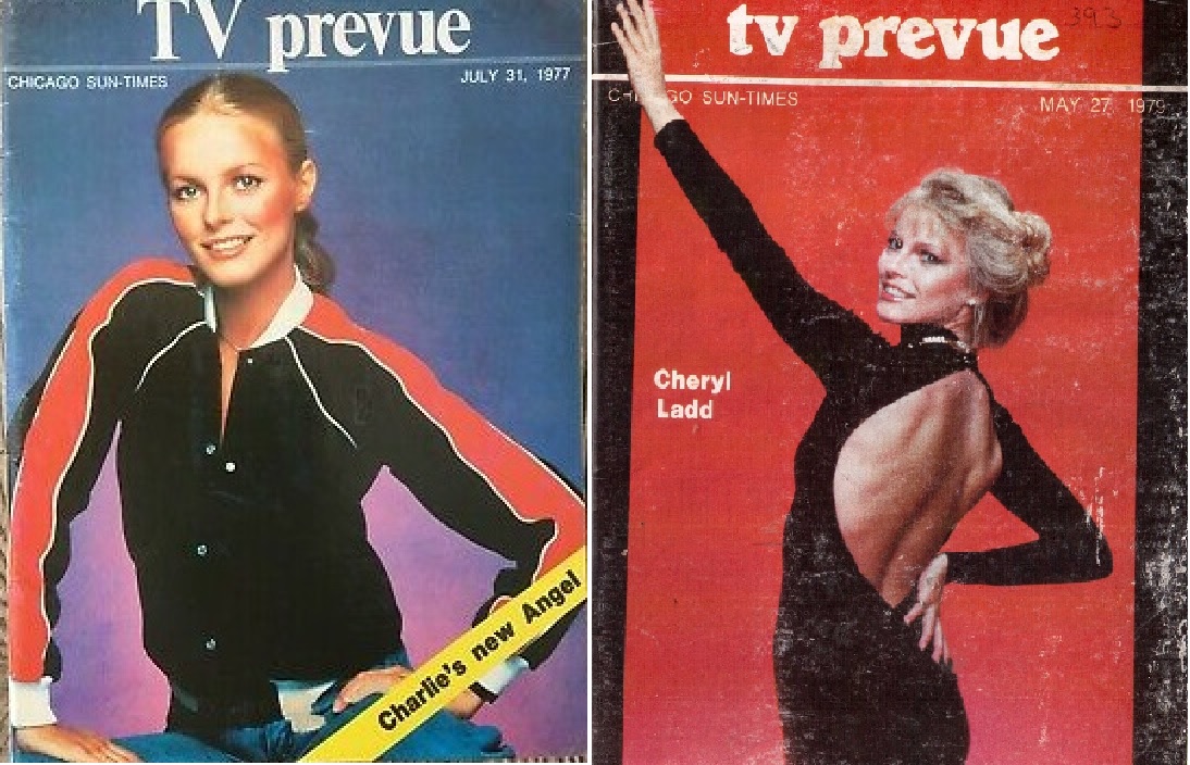 Happy Birthday to Cheryl Ladd, born on this day in 1951
Chicago Sun-Times TV Prevue.  1977 and 1979 