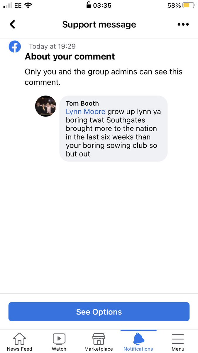 Tom_Booth1999's tweet photo. Why I’m banned on fb again 🤣 https://t.co/8ty4St1gGC
