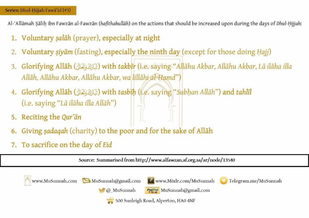 Make most of these days #DhulHijjah 
الله اكبر الله اكبر لا اله الا الله الله اكبر الله اكبر و لله الحمد