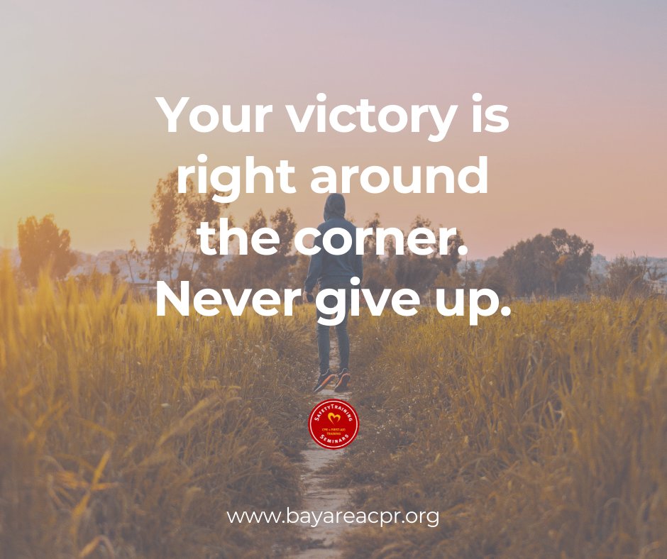 CprSacramento's tweet photo. Never give up 💪🙌 #quoteoftheday https://t.co/XXy7PwAr0h