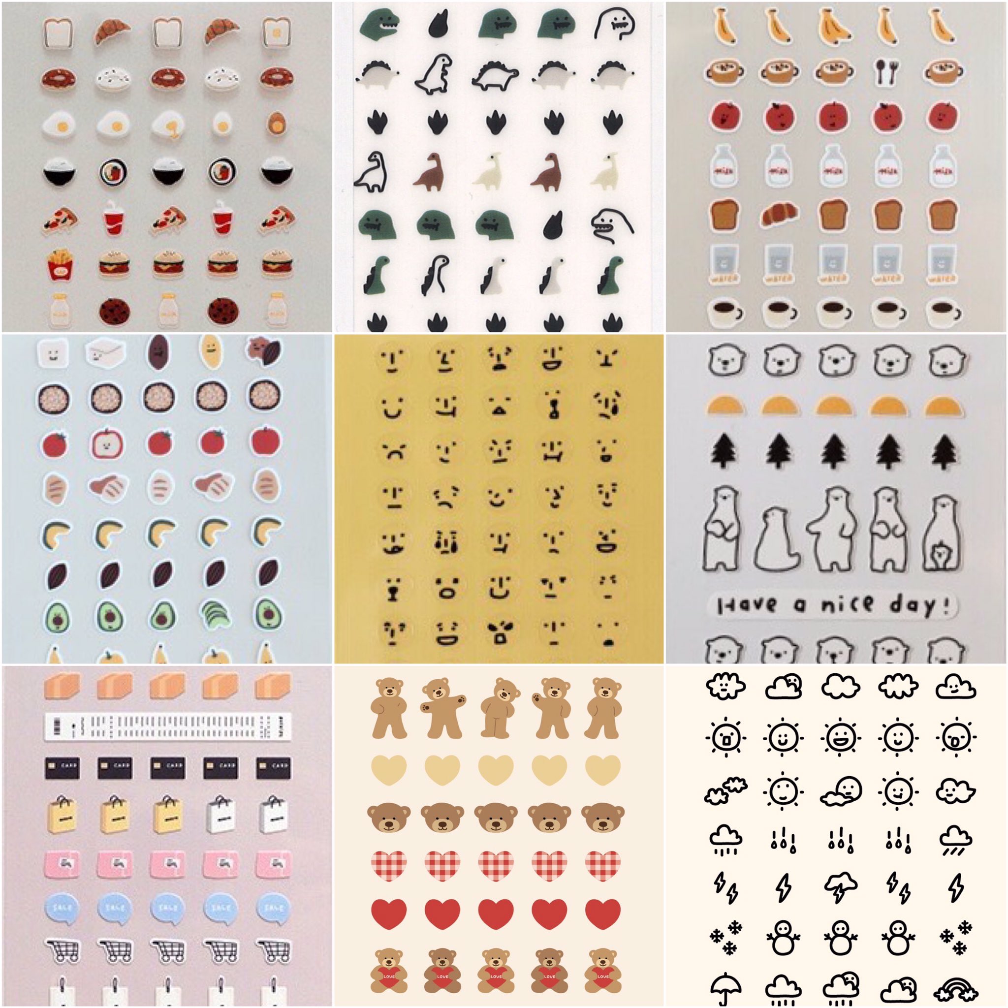Sandcmats 本日から スワエリエのミニステッカーを弊社通販サイトにて一般発売 インスタ用に作った画像のボツを載せておこう 9アイテム 税込2円 スワエリエ 韓国シール 韓国ステッカー 韓国文具 韓国雑貨 韓国文具が好き Suatelier