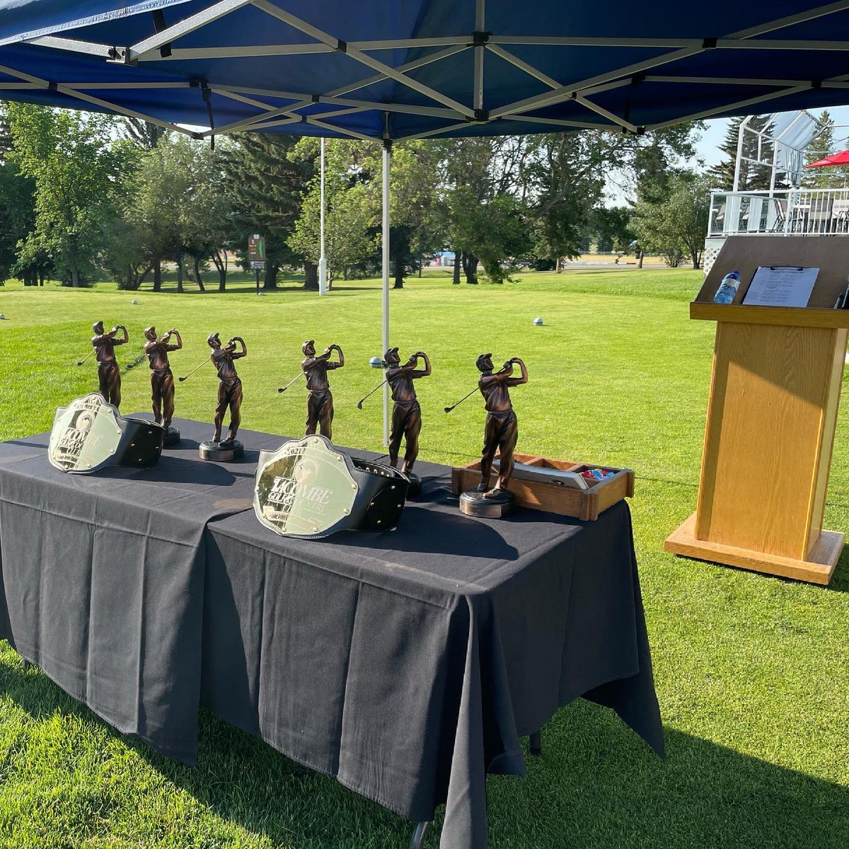 gordricher's tweet photo. Well this happened this weekend
@GolfLacombe  thanks for the fantastic rounds of golf, clubhouse service and great golf conditions all weekend.
#topknotch #summerhighlight #lacombeopen https://t.co/l94AhIhdwx