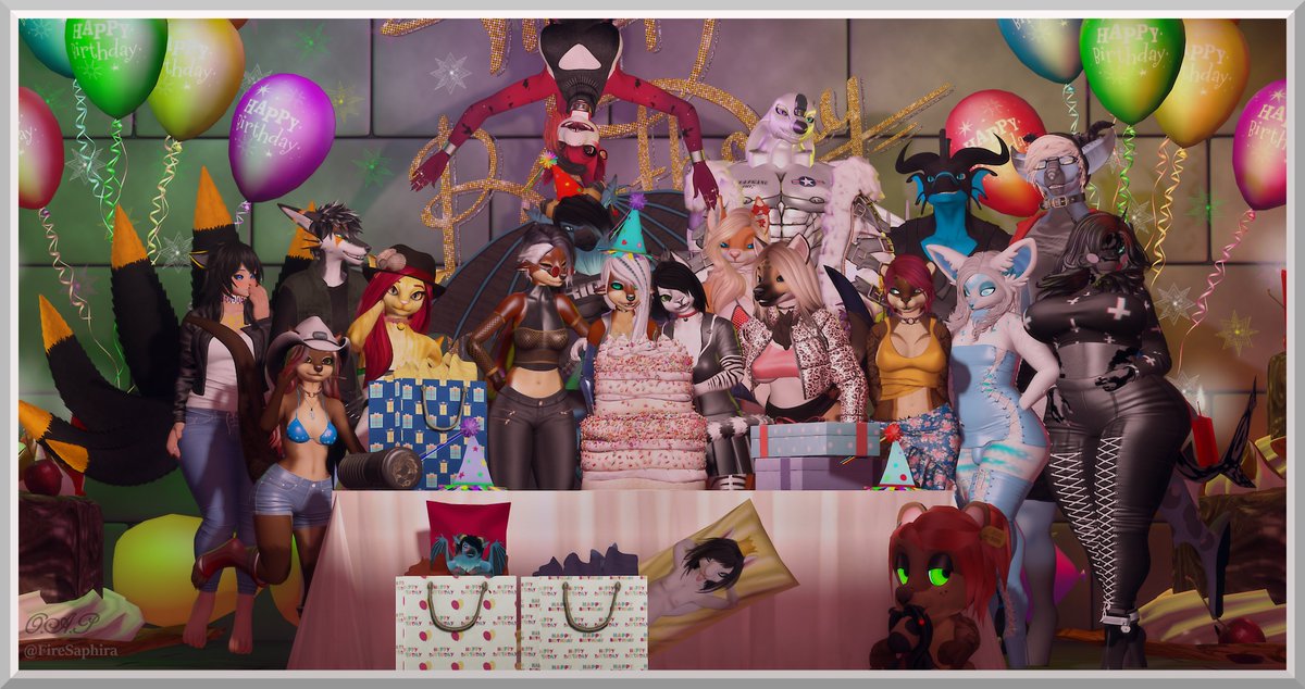 Big day for <a href="/RomyatheSlime/">Reina the Goat</a> happy birthday and many more whit fam and friends.

peeps:<a href="/SunnySweetDe/">Sunny Dee</a> <a href="/didymus421/">didymus42</a> <a href="/CLunapiena/">🦦Cassy Lunapiena🦦|@cassylunapiena.bsky.social</a> <a href="/RaignerOcelot/">Raigner Ocelot.</a> <a href="/FireSaphira/">🏳️‍⚧️Maeve (the boss poss ) 🔜 home and tired</a> <a href="/MichellePurrs/">Michelle Purrs</a> 
 <a href="/ShoxSl/">SLShox</a> &gt;3&lt; and anyone I miss sorry &lt;3 &lt;3