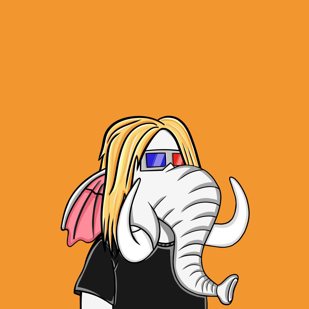 🚨GIVEWAY !🚨
I will giveaway Untamed Elephant #2106 to one lucky person. 🐘❤️
His name is Kurt, he is the frontman of a popular UE rock band 🎸🎙️
To enter the giveway
1⃣. Follow 
@Melionka1
 &amp; 
<a href="/ElephantNFTS/">Nick Martell</a>
2⃣. RT and like
3⃣. Tag 2 friends

Ends 07/13 3pm GMT !
GL to everyone!