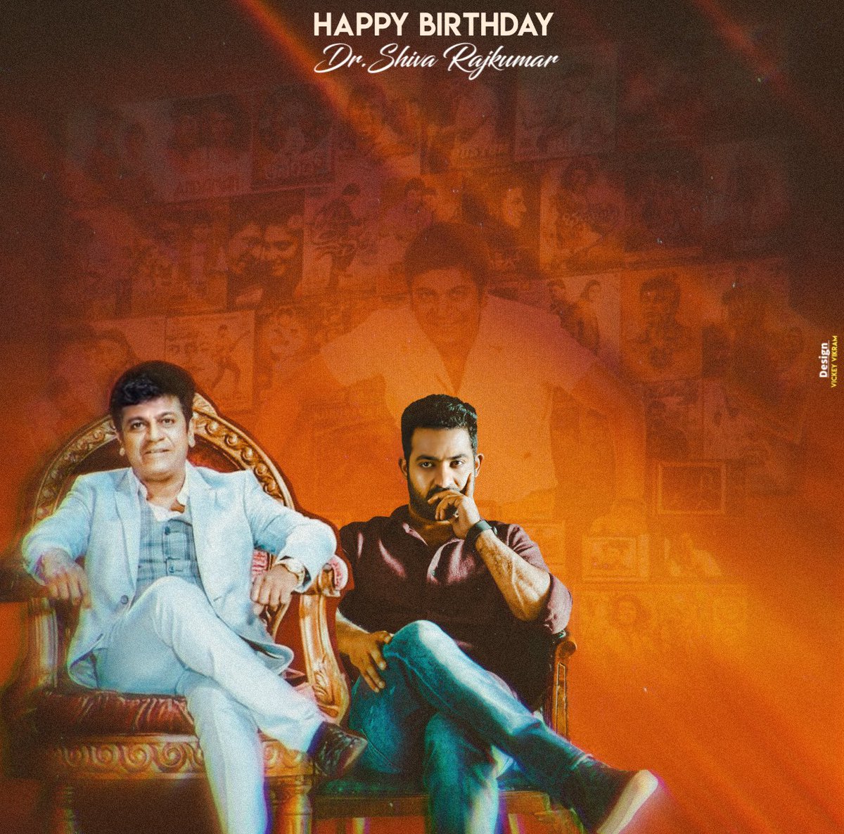 Birthday Wishes To Karunada Chakravarty @NimmaShivanna sir Behalf Of @tarak9999 Fans♥️

Waiting For #Bajarangi2 

#HappyBirthdayShivanna #KomaramBheemNTR 
#HBDShivanna 
#HappyBirthdayShivanna