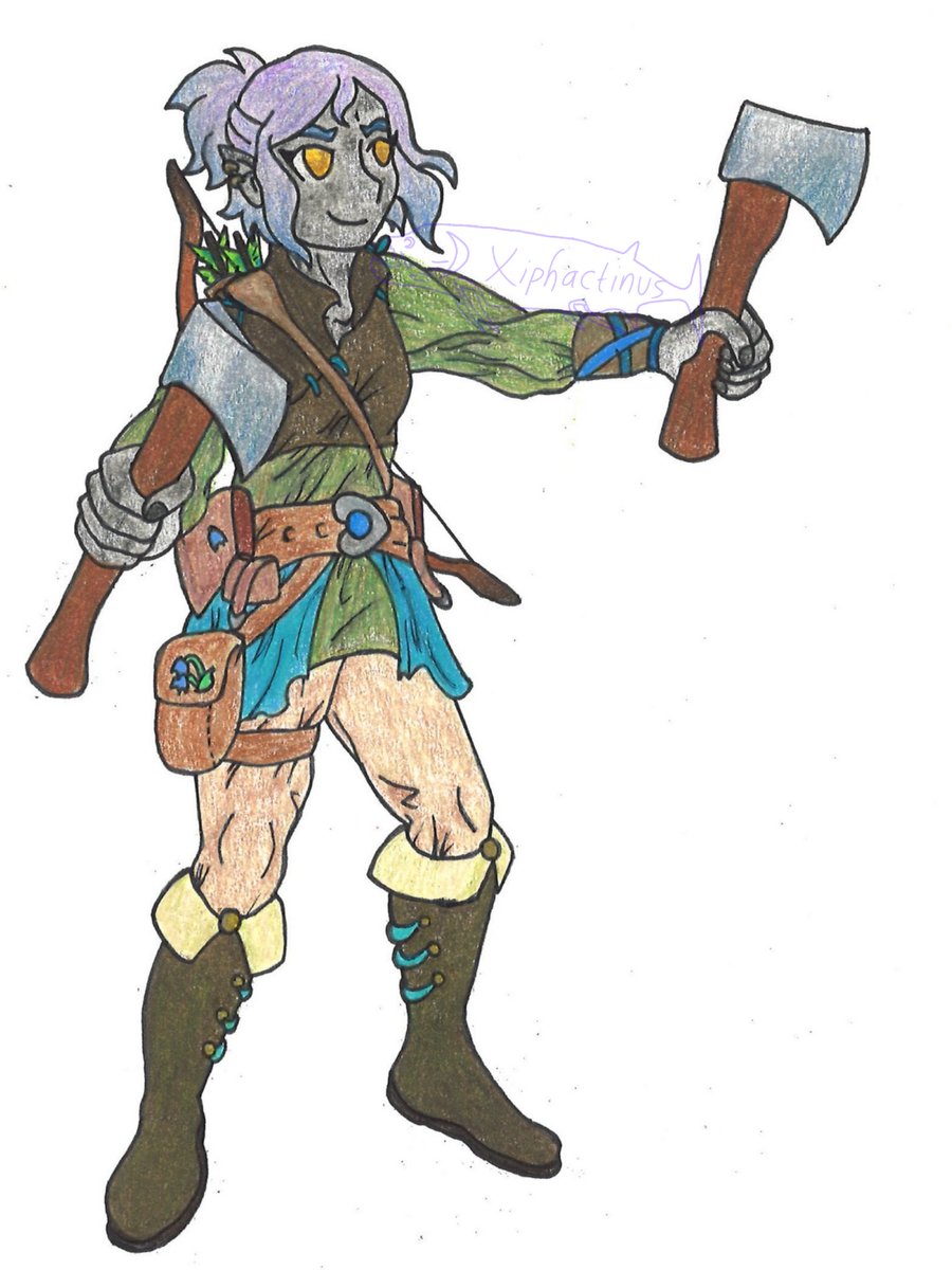xiphactinusfish's tweet photo. Yet another DnD character drawing
#dungeonsanddragons #dndcharacterart #handaxes #iamhavingsomuchartblock https://t.co/WcB7hSyfo6